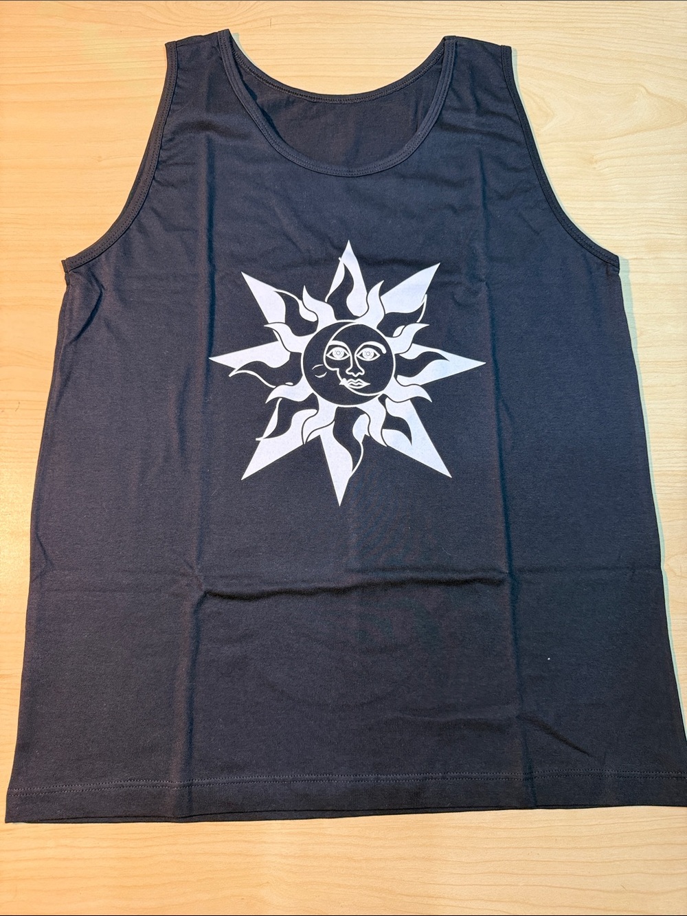 Sun and moon tank top